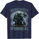 Aggressively Whimsical Dark Fantasy Warrior Battle Design T-Shirt - T-Shirt | Navy