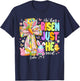 He Has Risen As He Said Bunny Cross Easter Jesus Christian T-Shirt - T-Shirt | Navy