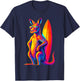 Kangaroo - Surfing Australia Animal Art T-Shirt - T-Shirt | Navy