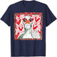 Cute Goose Valentine Bubble Gum Love T-Shirt - T-Shirt | Navy