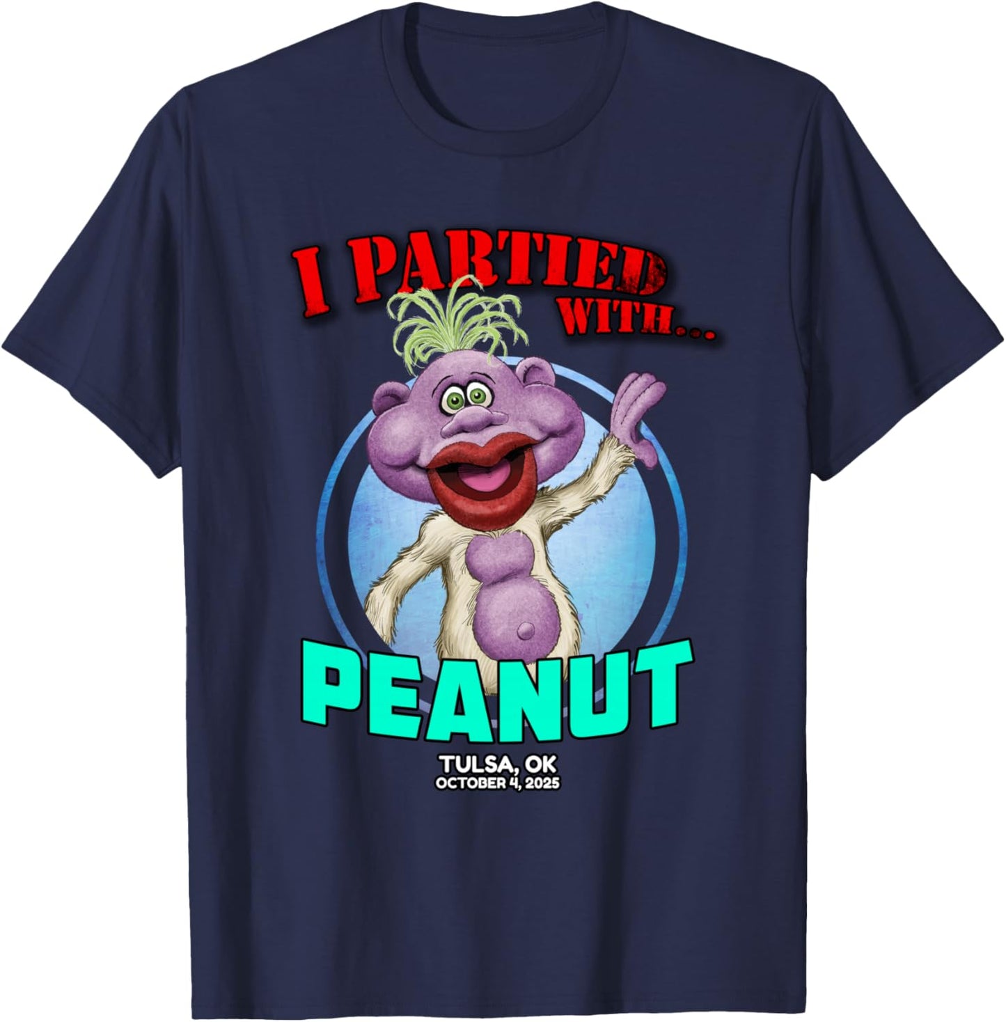 Peanut Tulsa, OK (2025) T-Shirt - T-Shirt | Navy