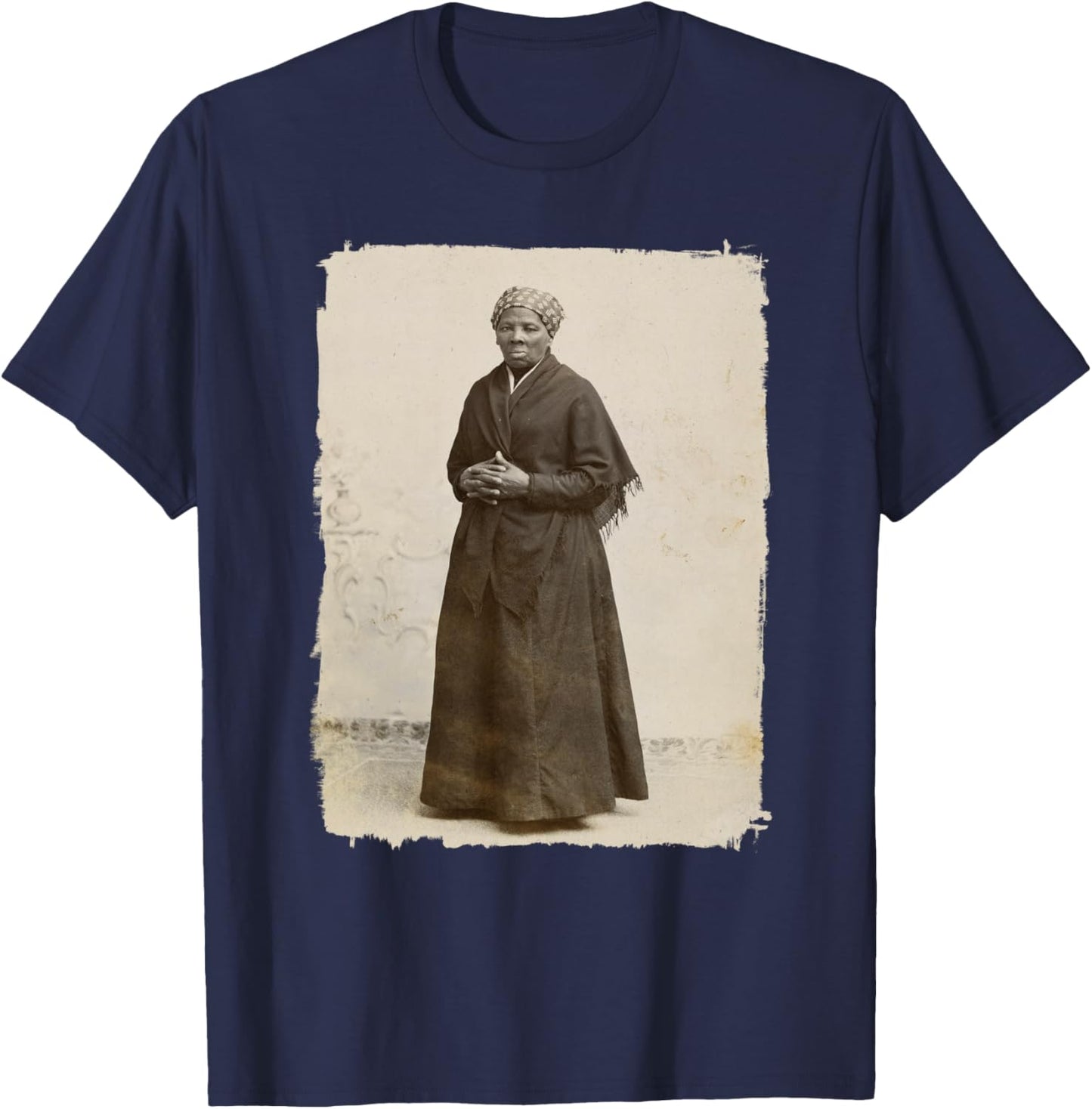Harriet Tubman, Famous American Abolitionist T-Shirt - T-Shirt | Navy