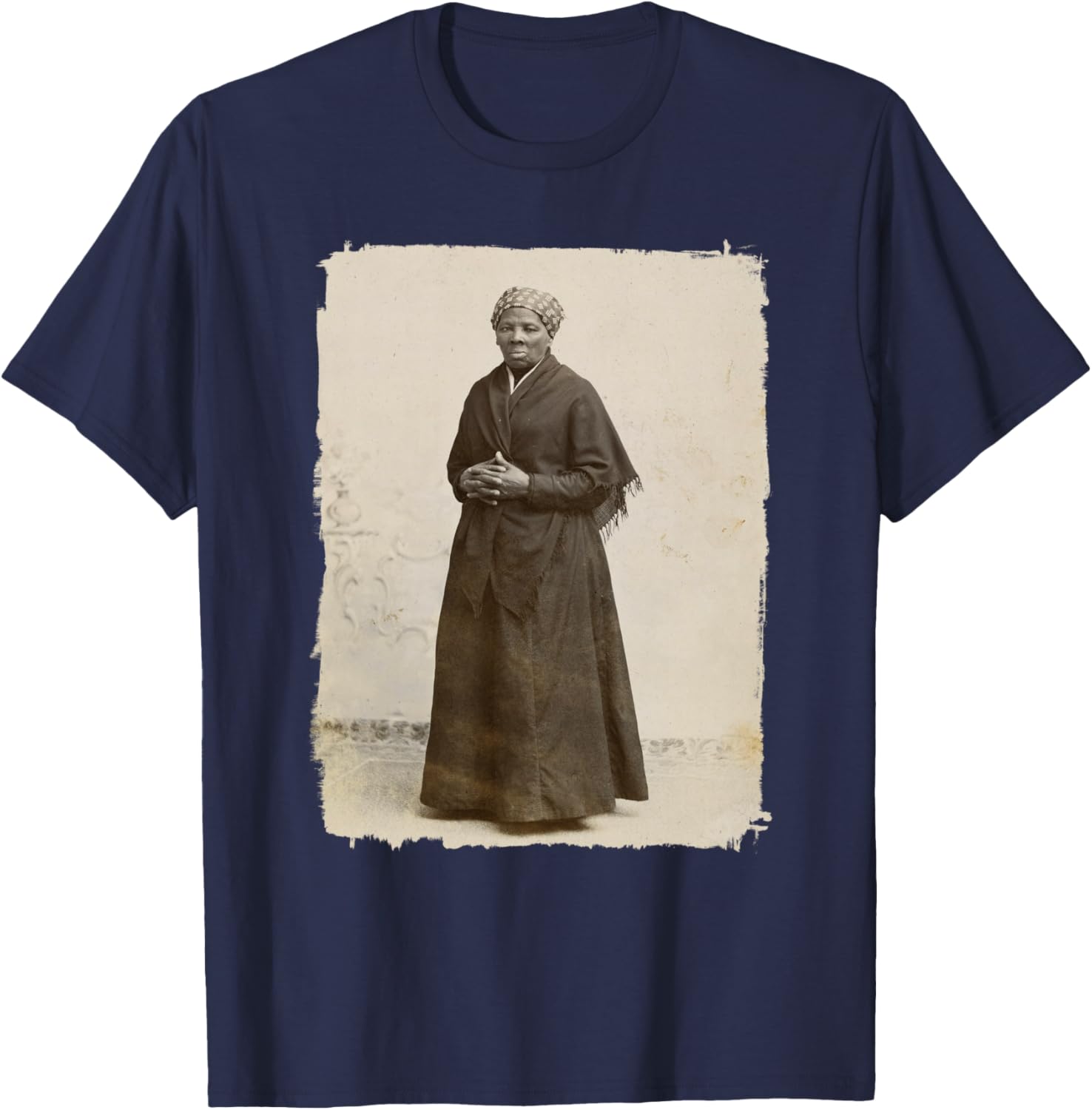 Harriet Tubman, Famous American Abolitionist T-Shirt - T-Shirt | Navy