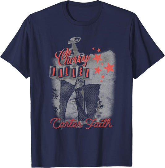 Official Carter Faith Cherry Valley T-Shirt - T-Shirt | Navy