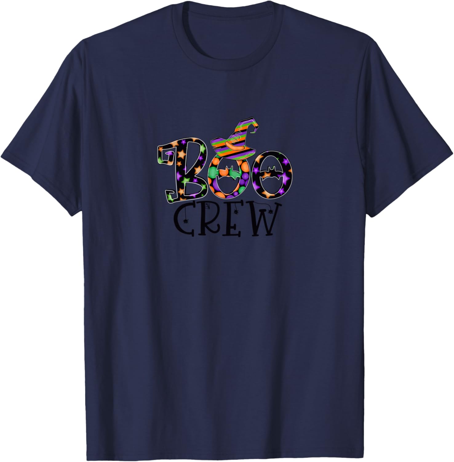 Boo Crew Halloween T-Shirt - T-Shirt | Navy