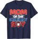 Mom of Birthday Boy Spider Bday Party Family Matching Women T-Shirt - T-Shirt | Navy