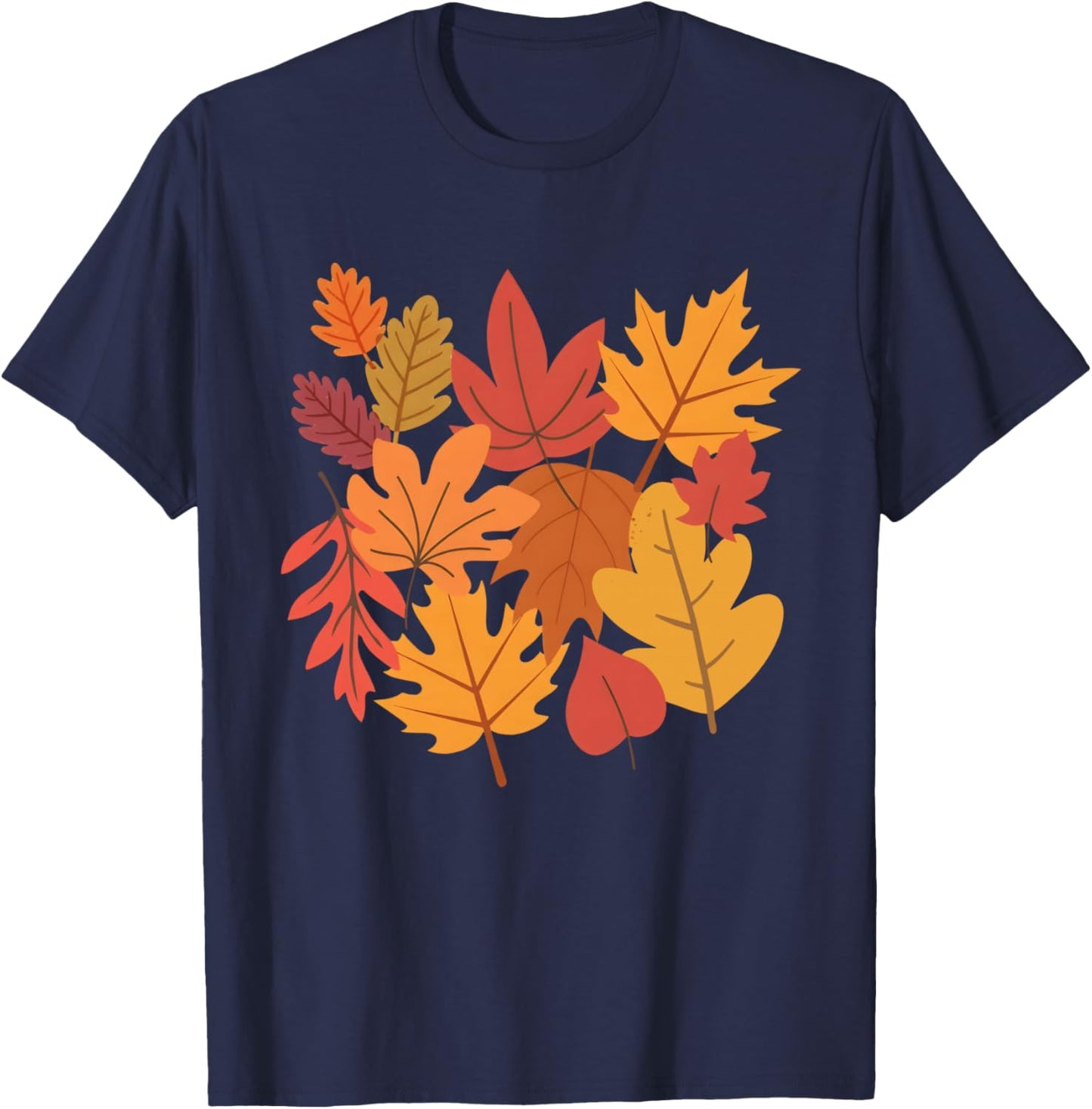 Funny Leaf Blower Fall Costume Couple Halloween Matching T-Shirt - T-Shirt | Navy