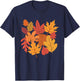 Funny Leaf Blower Fall Costume Couple Halloween Matching T-Shirt - T-Shirt | Navy