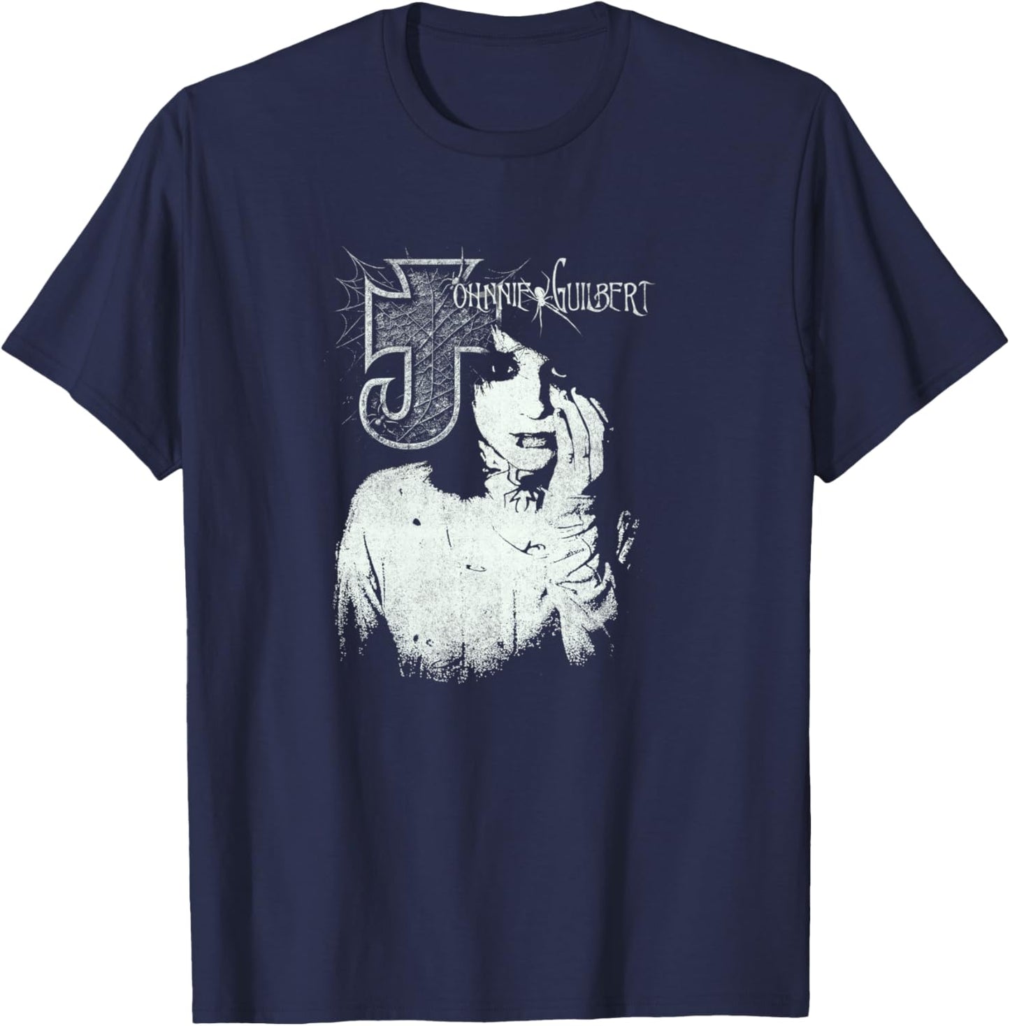 Johnnie Guilbert Portrait T-Shirt - T-Shirt | Navy