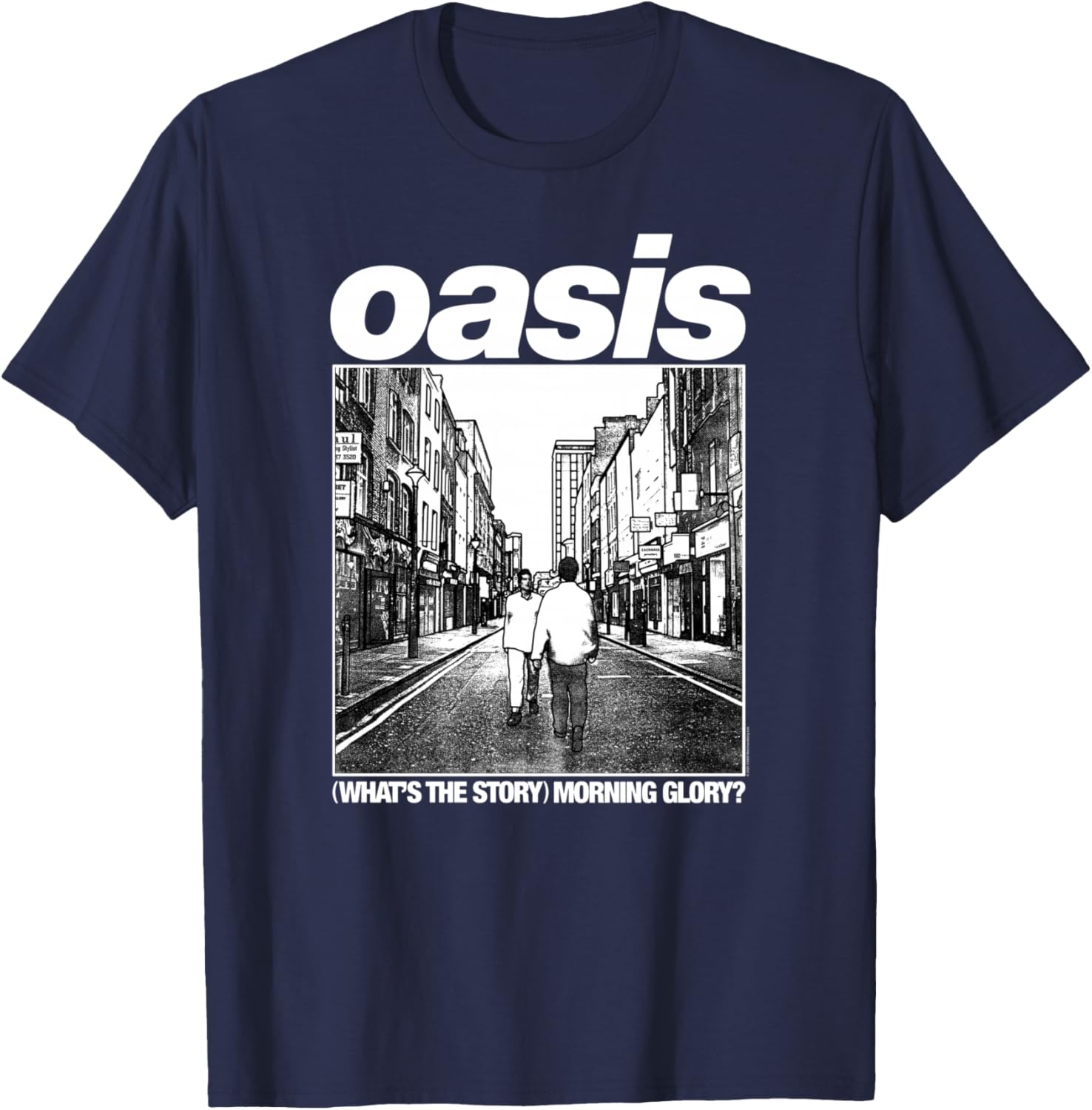 Oasis – Amazon Exclusive WTSMG In Navy T-Shirt - T-Shirt | Navy