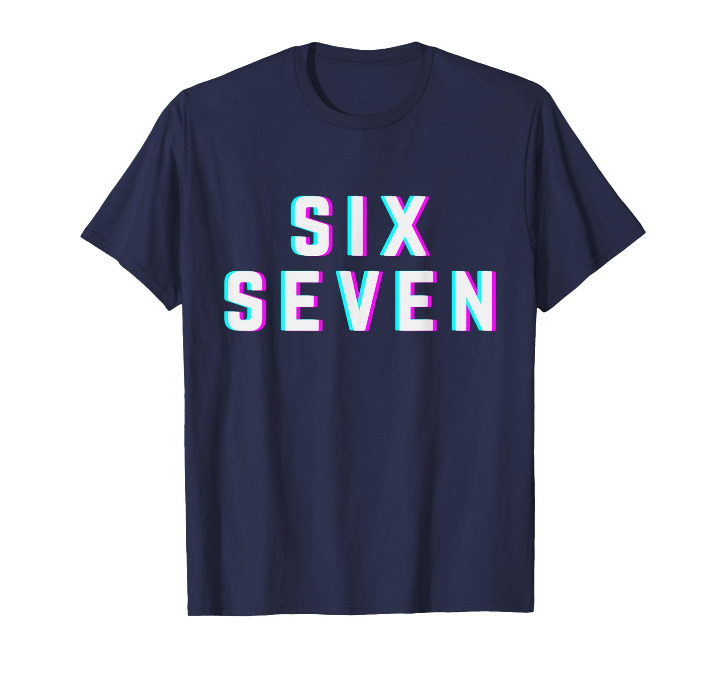Cool Six Seven Number Gen Alpha Slang 6 7 Trending Meme T-Shirt