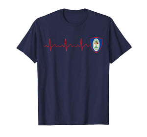 Belize Flag Heartbeat EKG Patriotic National T-Shirt