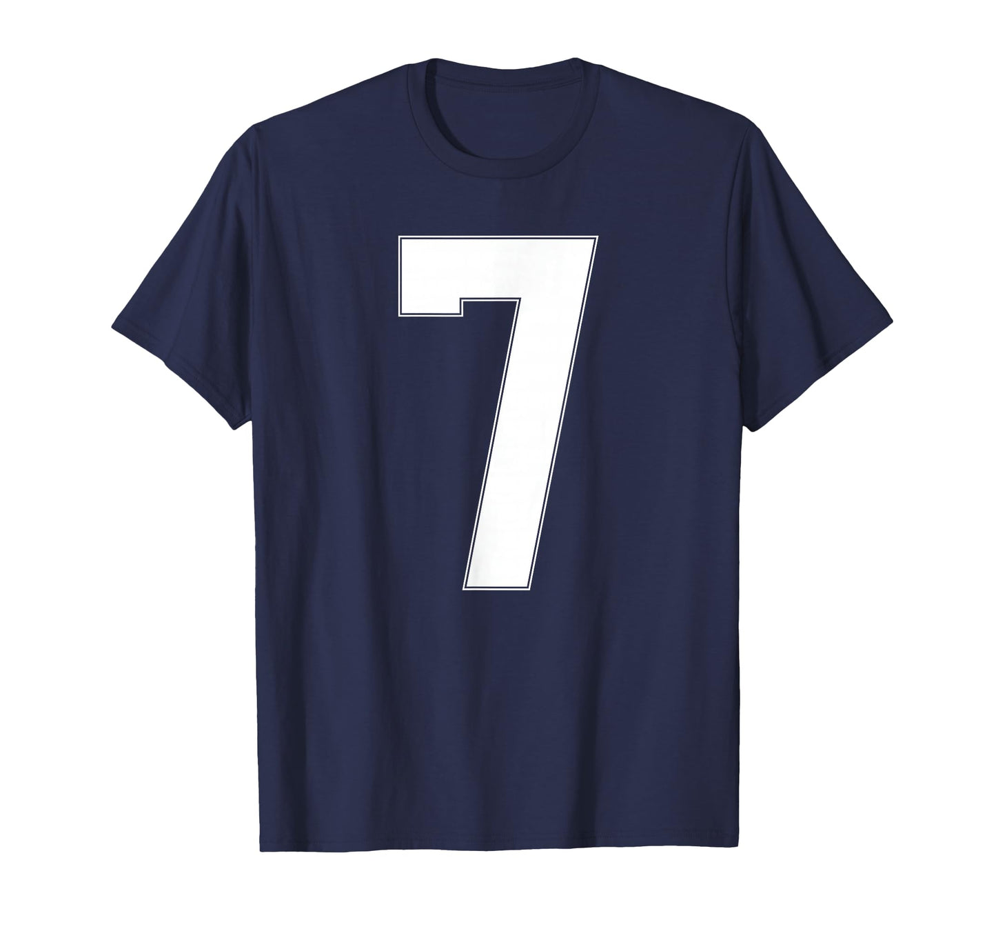 7 Number Seven Team Sports T-Shirt