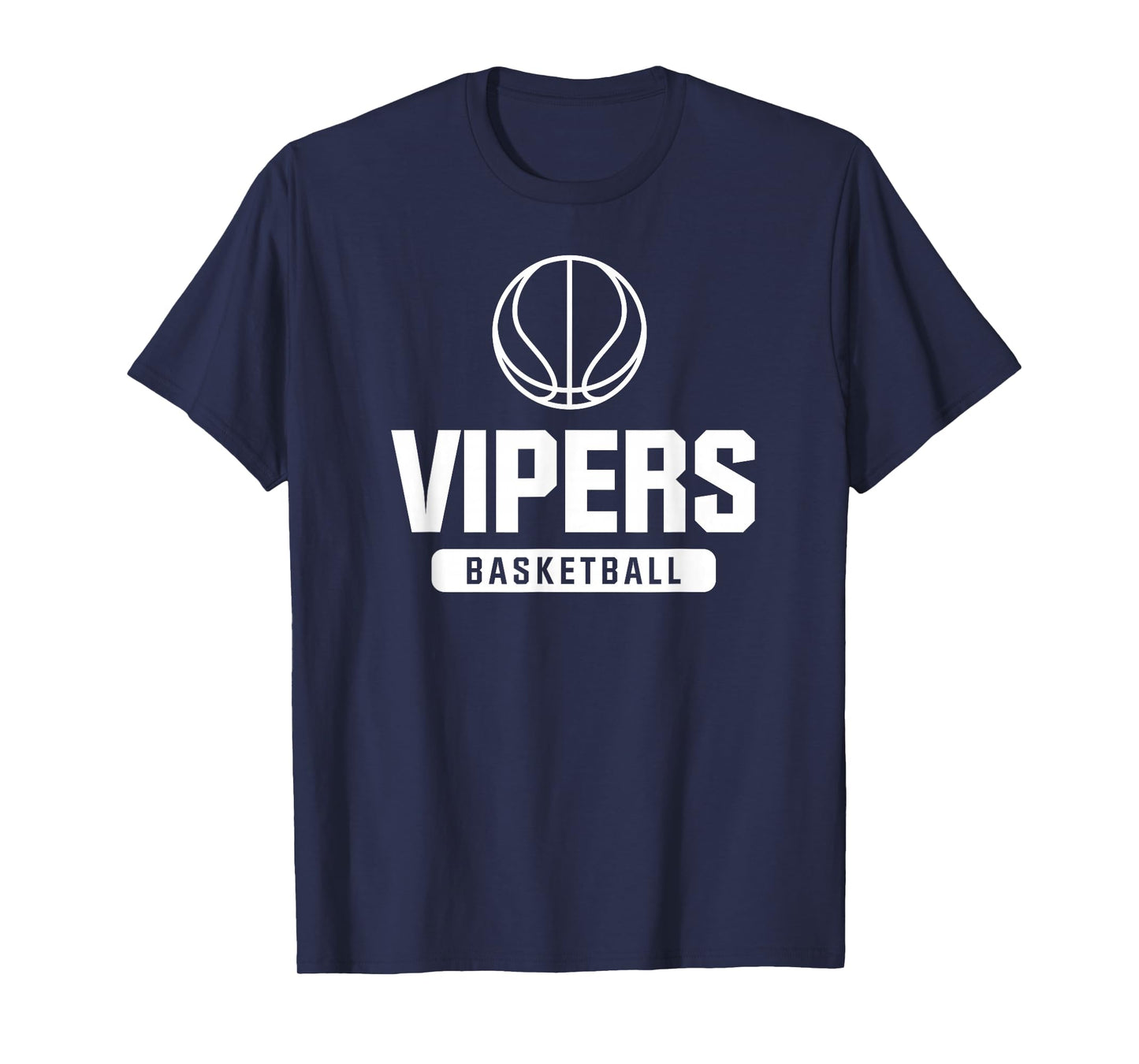 Vipers Basketball for Elementary, Middle, and High Schools T-Shirt