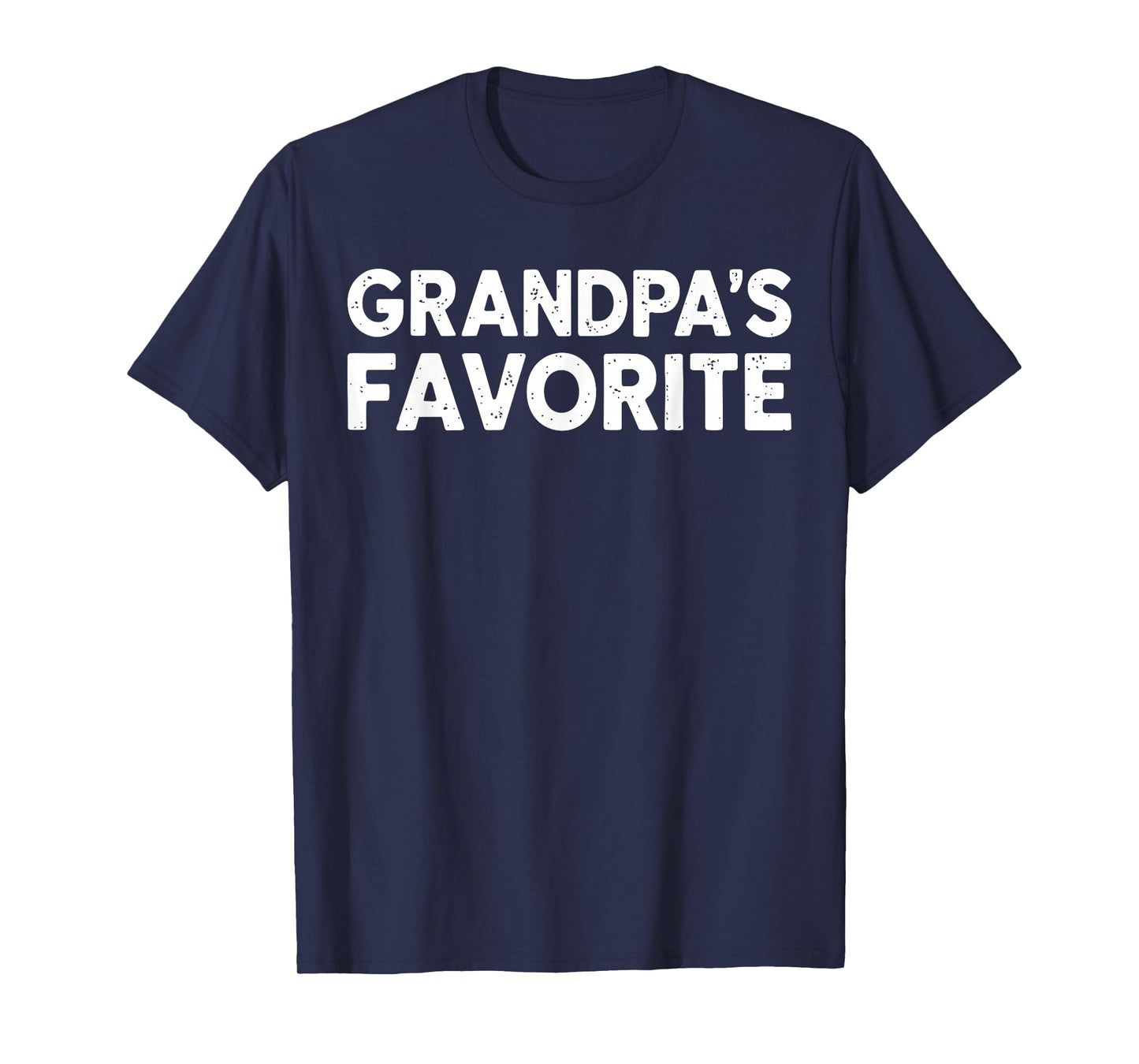 Funny Grandpa's Favorite Grandparent Grandchild Father's Day T-Shirt