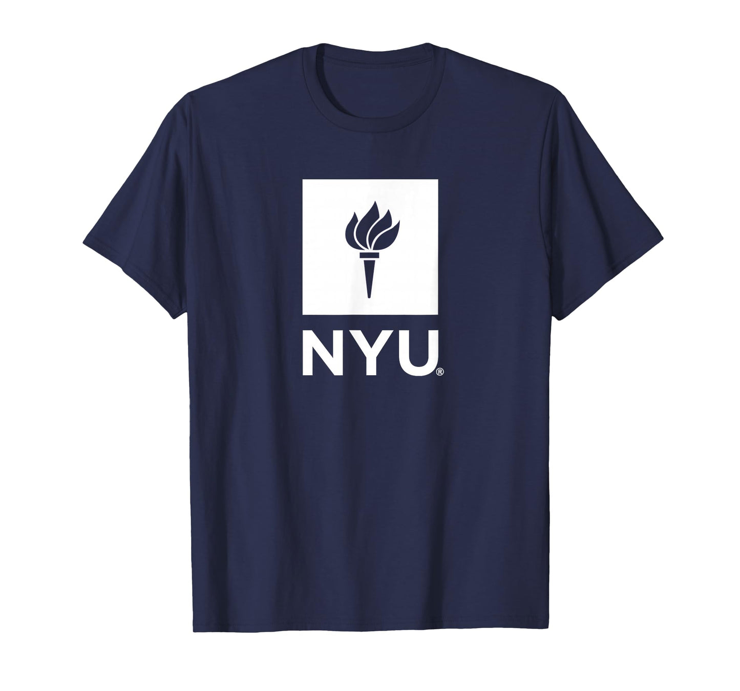New York University NYU Violets Primary Logo T-Shirt
