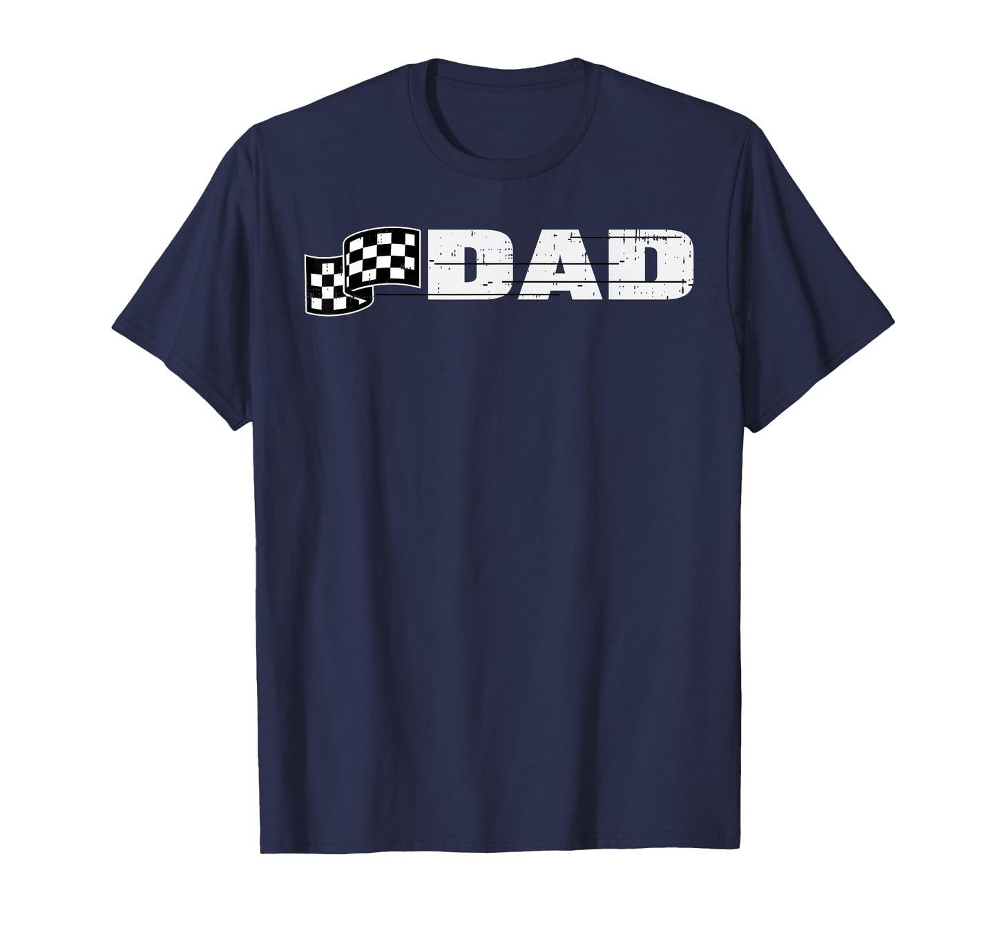 Birthday Racing Flag Dad Racer Party Family Matching Men T-Shirt