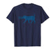 Tennis Dog Tee Silhouette Funny Sports Lovers Kids Boys Girl T-Shirt