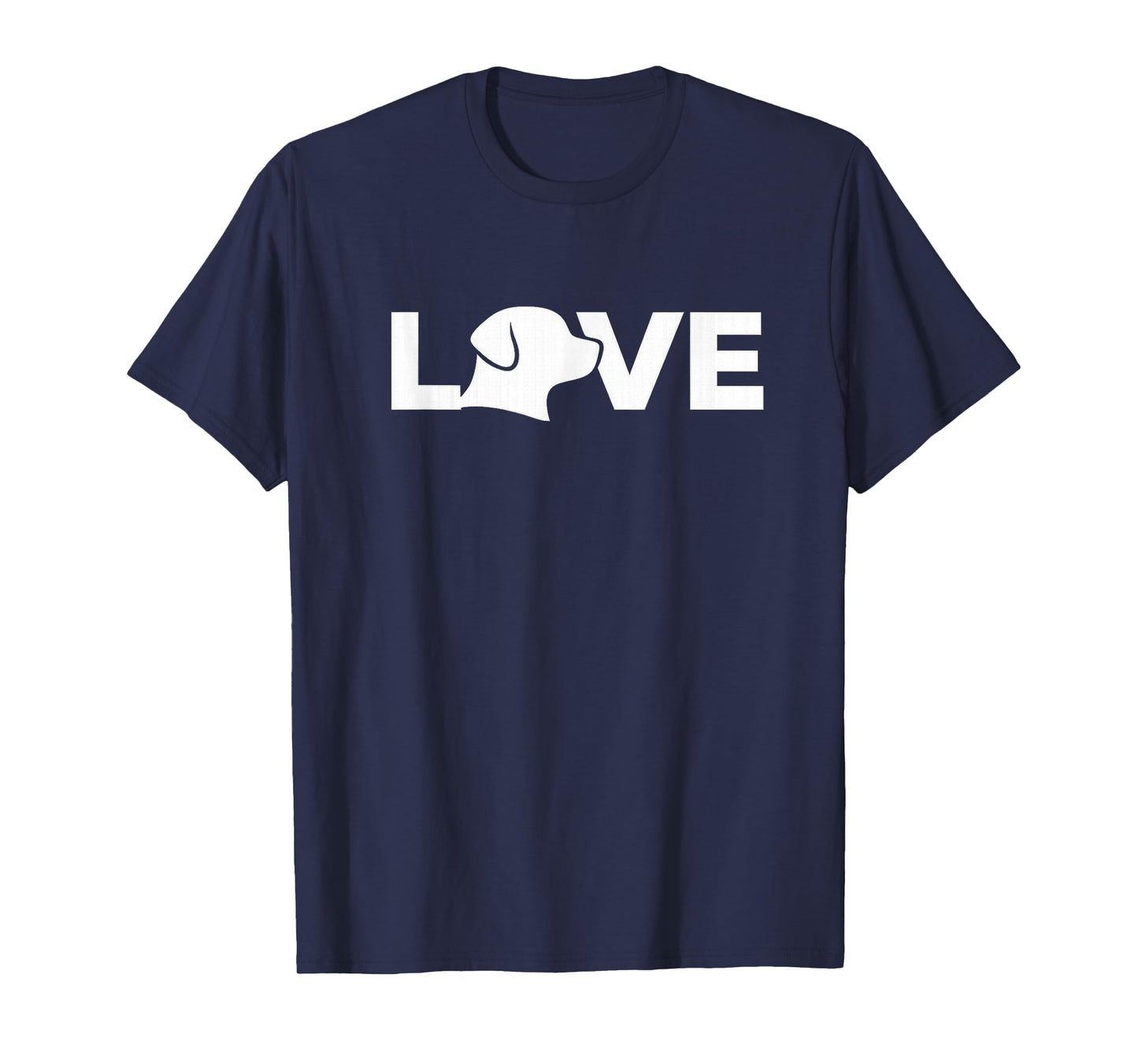 Love Dog Silhouette Shirt – Cute Pet Lover Valentine Tee T-Shirt