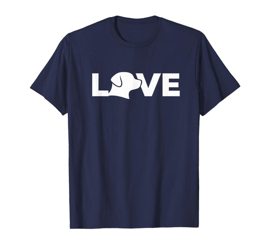 Love Dog Silhouette Shirt – Cute Pet Lover Valentine Tee T-Shirt