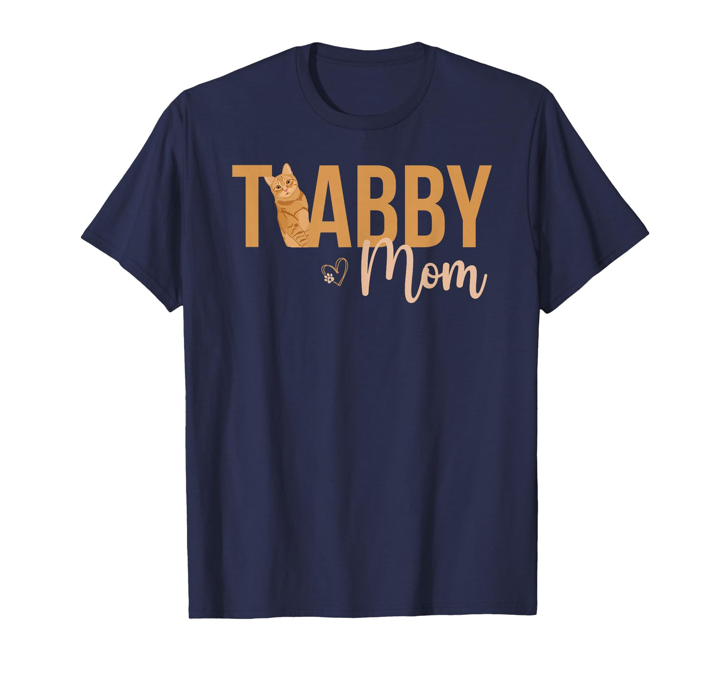 Orange Tabby Cat Mom Orange Tabby Cat Owner T-Shirt