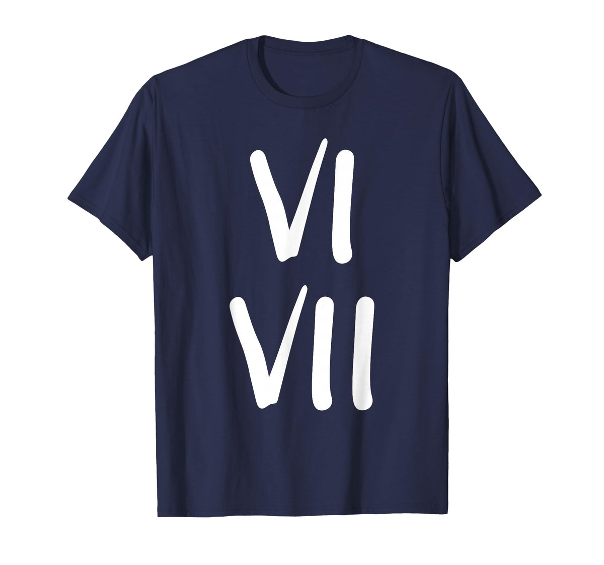 Funny 67 Kids Joke 6 and 7 Roman Numerals T-Shirt