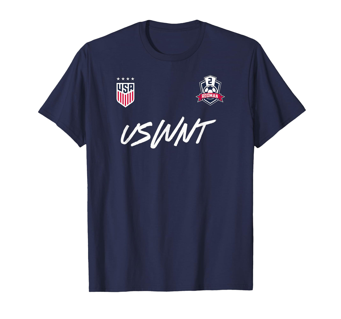 Trinity Rodman 2 Navy USWNT Officially Licensed T-Shirt
