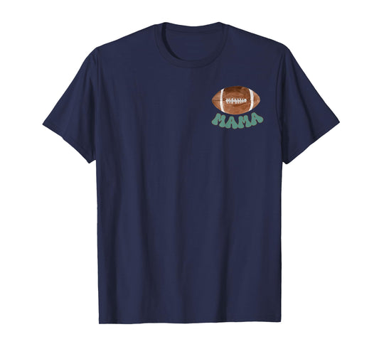 Mama of The 1 Year Old Football Birthday Boy Family Matching T-Shirt