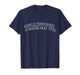 Thankful Athletic Lettering Thanksgiving Christian T-Shirt