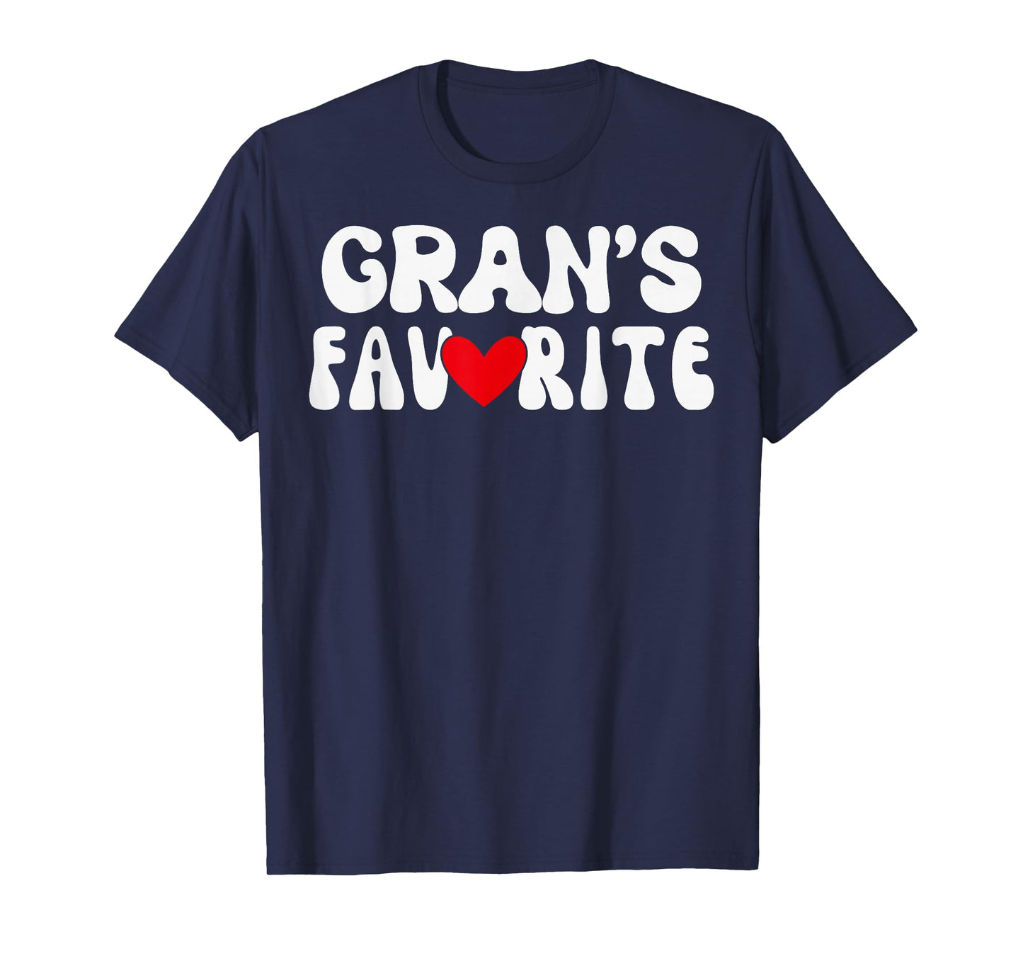 Gran’S Favorite Funny Grandparent Grandchild Vintage Humor T-Shirt