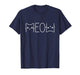 Funny Meow Graphic Merch Casual Cat Lover Cute Cat Meme T-Shirt