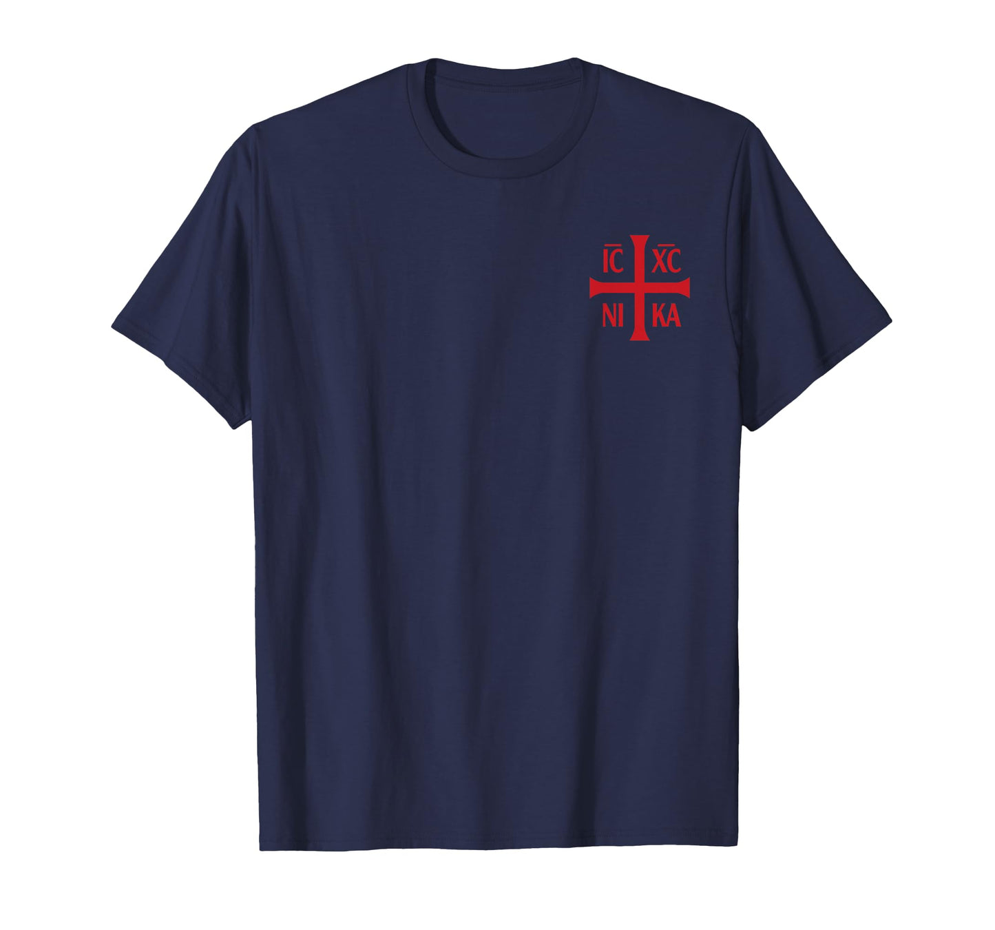 ICXC Nika Christogram Symbol Cross Orthodox Christian Jesus T-Shirt