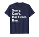 Bar Exam Art Men Women Law School Lawyer Bar Examination T-Shirt