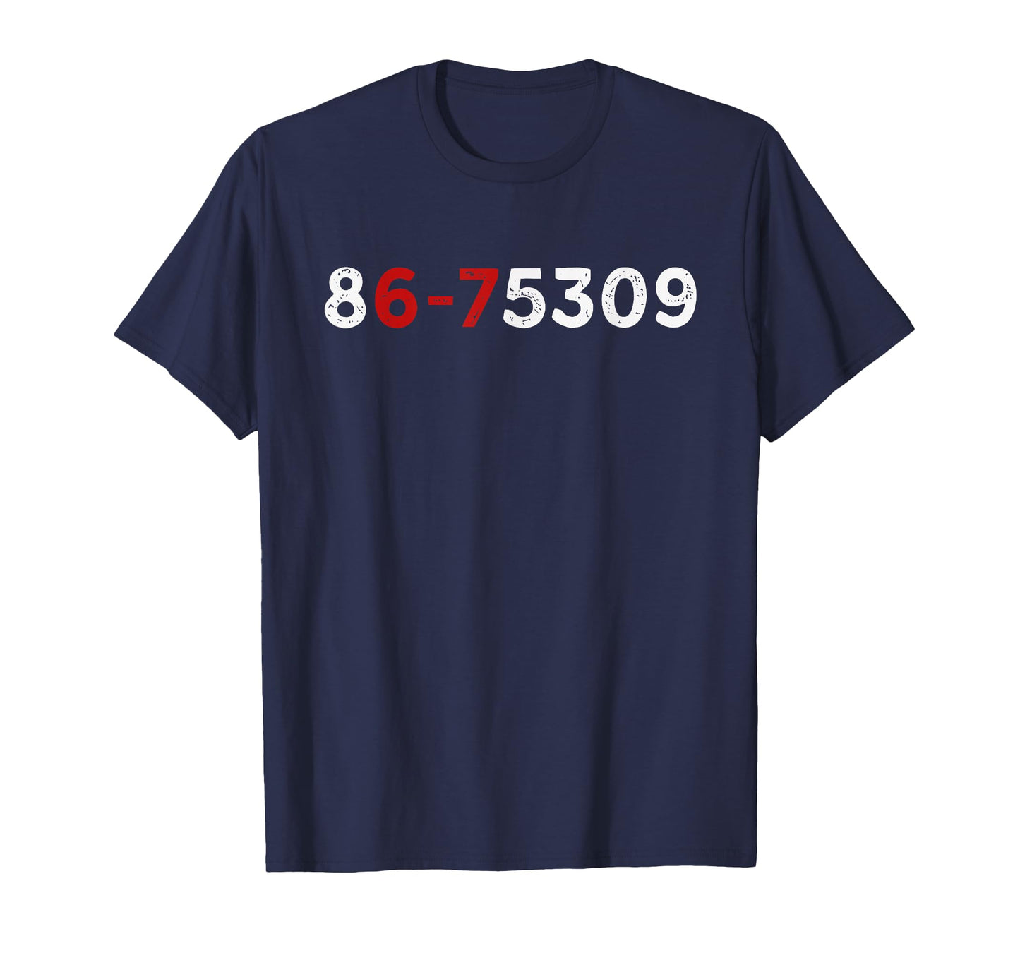 Six Seven 6-7 Meme Vintage 80's Music 867-5309 T-Shirt