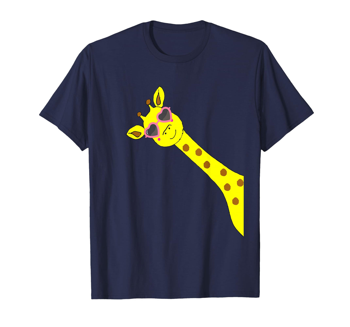 Funny Giraffe with Sunglasses Zoo Lover Africa Safari T-Shirt