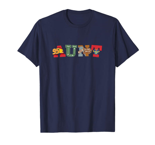 Disney & Pixar's Cars Aunt Birthday Family Disney Trip T-Shirt