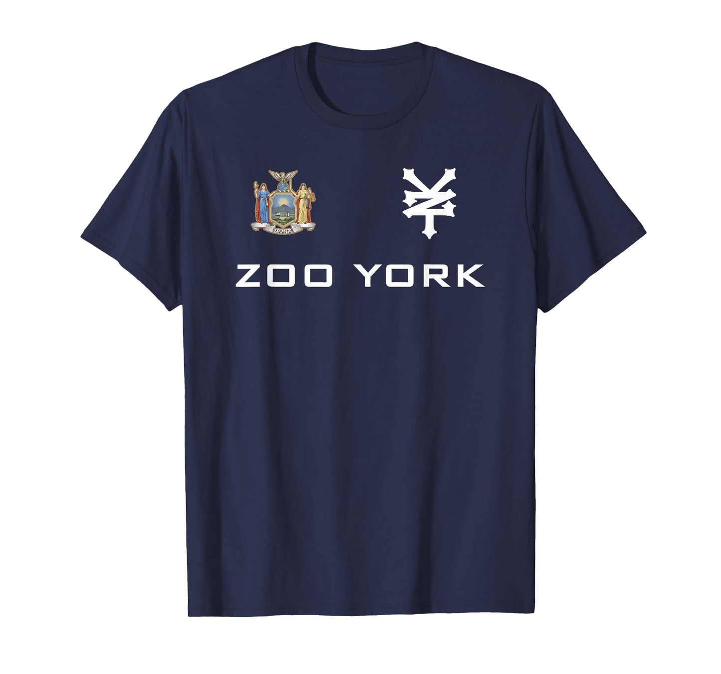 Zoo York State Seal Crest NYC Skateboard Vintage T-Shirt