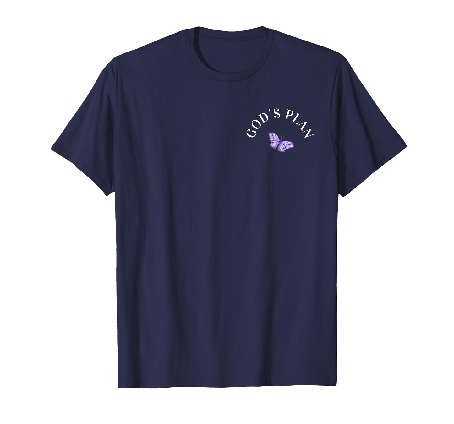 Your Plan and God's Plan Isaiah Bible Verse Faith 2 Sides T-Shirt