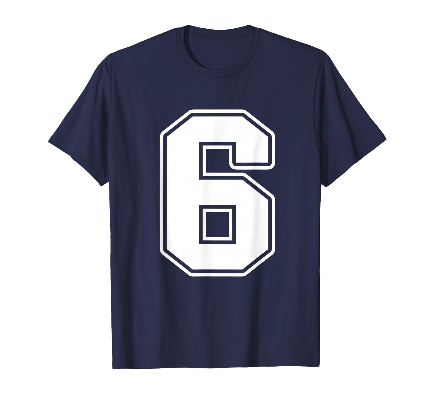Number 6 Matching 67 Meme Team Sports Varsity Graphic Tee T-Shirt