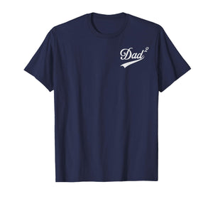 Dad of Two Squared Vintage Classic 2nd Time Father T-Shirt