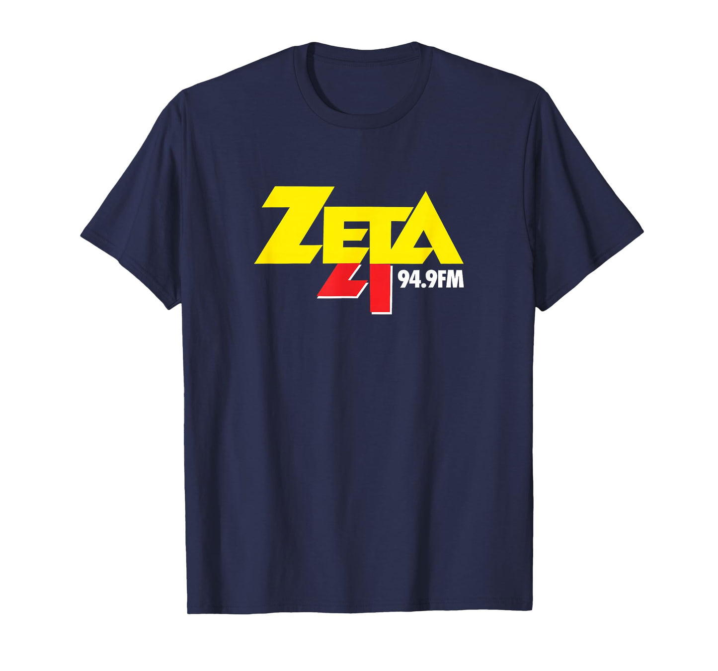 Zeta 94.9 FM Miami Classic Rock n Roll Radio Retro Design T-Shirt
