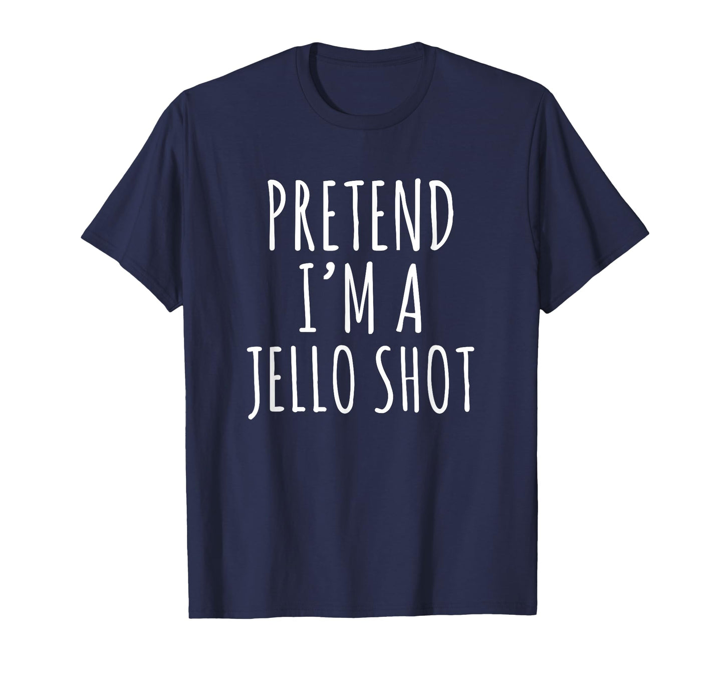 Lazy Halloween Costume Pretend I'm A Jello Shot Simple T-Shirt