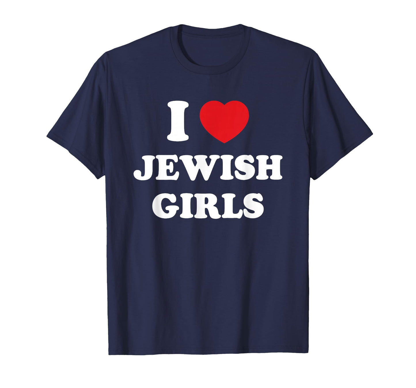 I Heart (Love) Jewish Girls, Heritage Heartwear T-Shirt