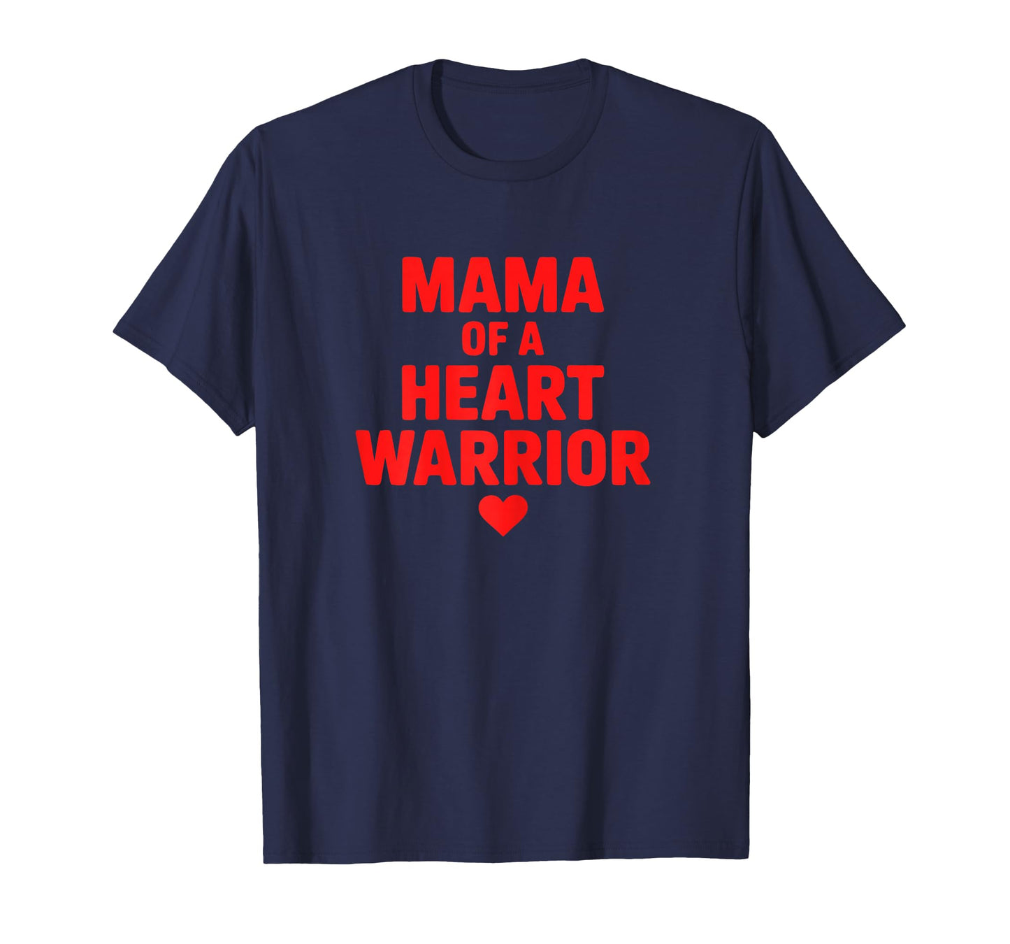Vintage Mama of A Heart Warrior Disease Awareness CHD Women T-Shirt