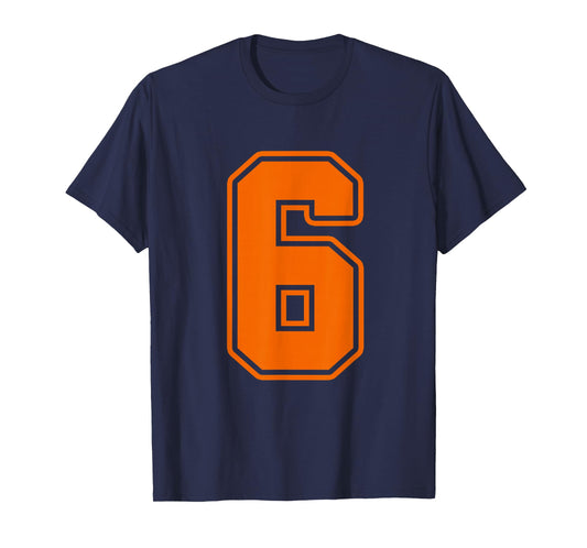 Number 6 Six Seven 6 7 Meme Funny Halloween Design Couples T-Shirt