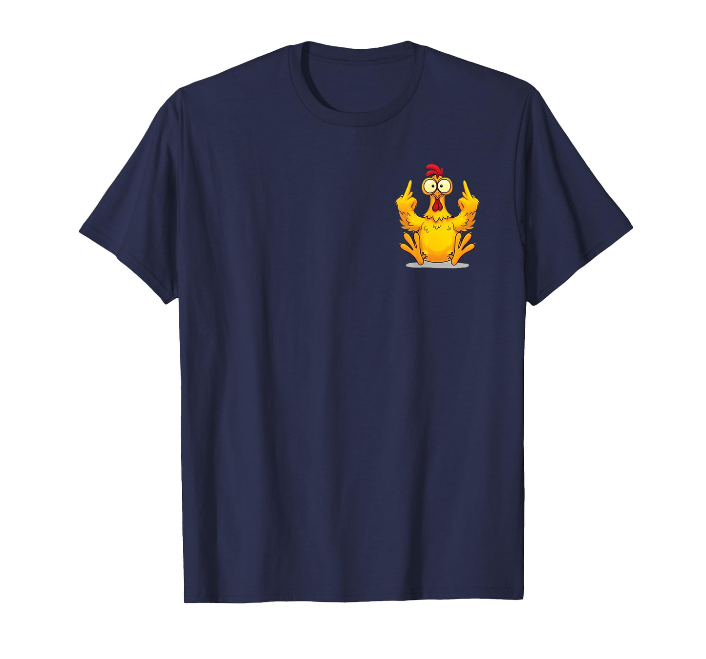 (2 Sides) Don't Like Me F-CAW-F Problem Solved Angry Chicken T-Shirt