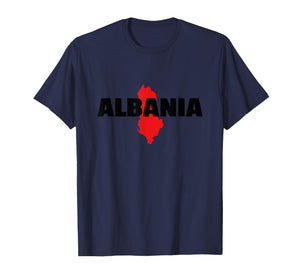 Albania Albanian Map T-Shirt