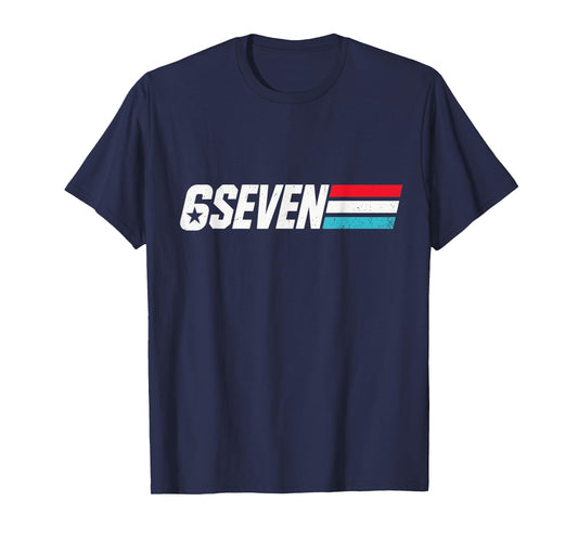 Vintage 67 Meme Retro 6 Seven T-Shirt