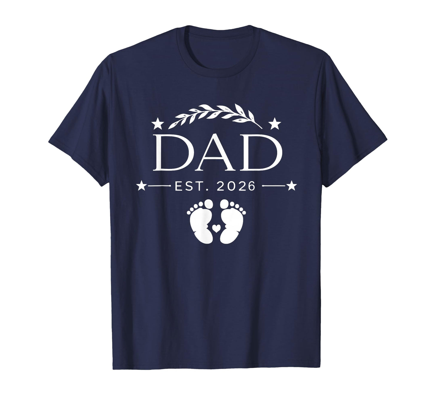 New Dad Est. 2026 Fathers Day First Time Dad Promoted to Dad T-Shirt