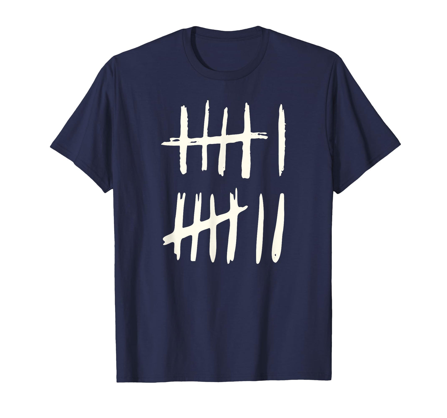 Funny Six Seven 67 Meme Tally Marks 6 7 Numbers T-Shirt